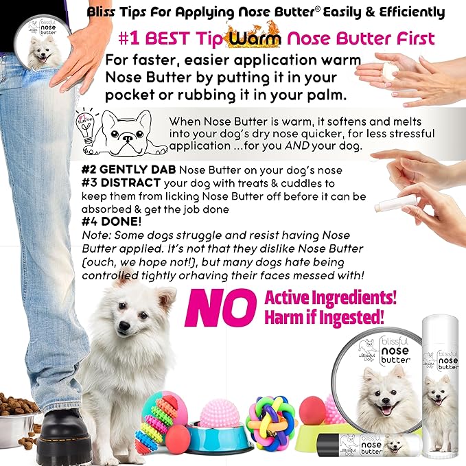 The Blissful Dog American Eskimo Unscented Nose Butter, 16oz
