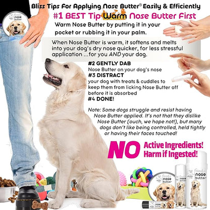 The Blissful Dog Golden Retreiver Unscented Nose Butter - Dog Nose Butter, 0.15 Ounce