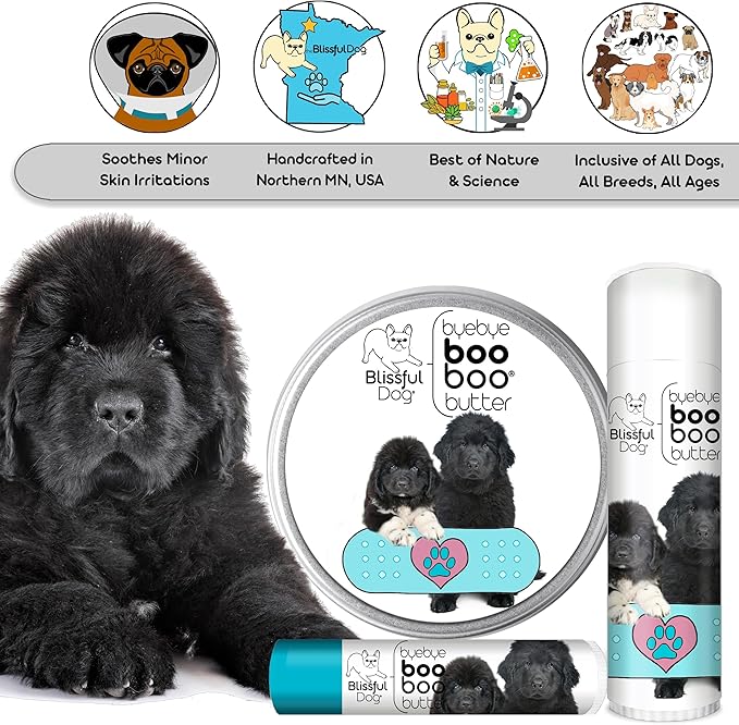 The Blissful Dog Newfoundland Boo Boo Butter, 16 oz.