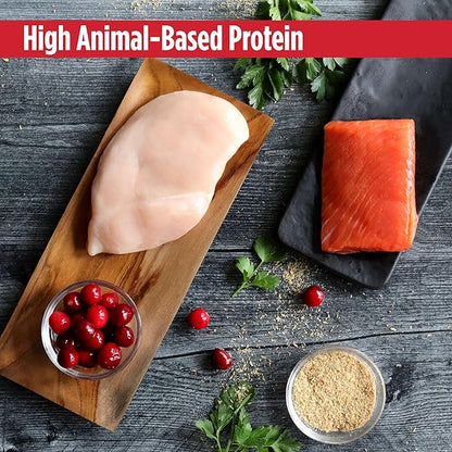 Nulo Freestyle Freeze-Dried Raw, Ultra-Rich Grain-Free Dry Cat Food for All Breeds and Life Stages with BC30 Probiotic for Digestive and Immune Health, Chicken &amp; Salmon, 5.5 Ounce