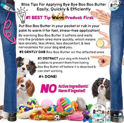 The Blissful Dog .15 oz Tube Cavalier King Charles Spaniel Booboo Butter