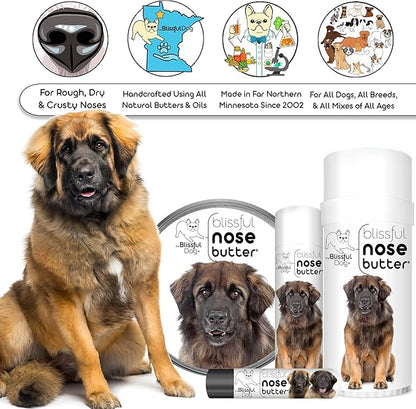 The Blissful Dog Leonberger Unscented Nose Butter - Dog Nose Butter, 4 Ounce