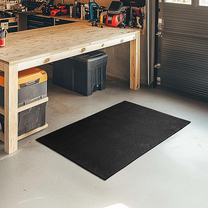 Mohawk Home Heavy Duty Rubber Stall Mat - Gym Floor- Under Dog Crate - All Purpose Utility 3&