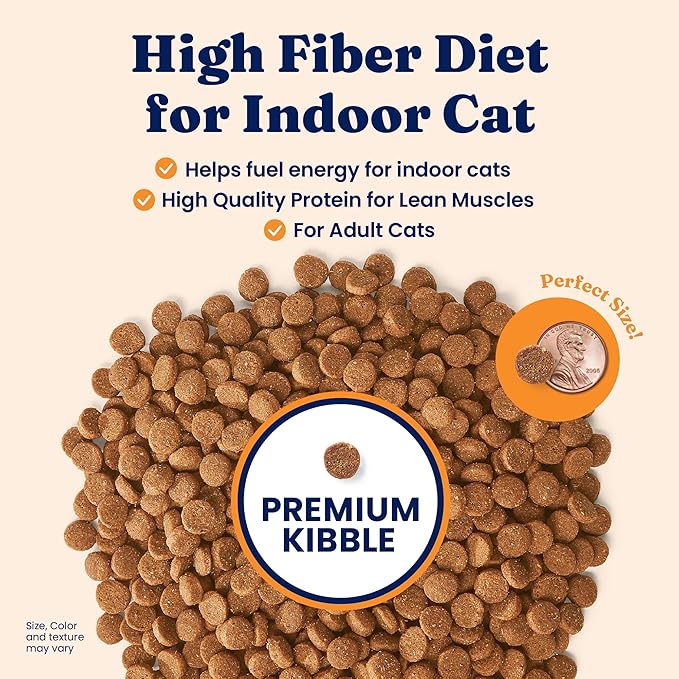 Solid Gold Indoor Dry Cat Food - Grain Free &amp; Gluten Free - Salmon Cat Food Dry Kibble for Indoor Cats w/Probiotics &amp; Fiber for Gut Health - Sensitive Stomach &amp; Hairball Support for Adult Cats - 3LB