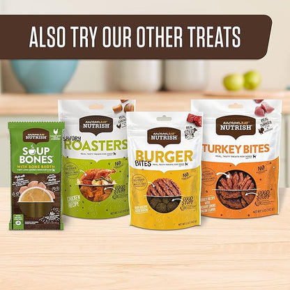 Nutrish Rachael Ray Soup Bones Dog Treats, Beef &amp; Barley Flavor, 6 Bones (Pack of 2)