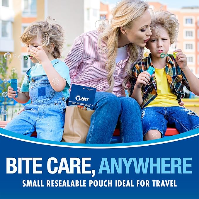 Cutter Bug Bite Patches Itch Relief Hydrocolloid Patches for Kids &amp; Adults, Absorbs Fluids, Helps Heal, Prevents Scratching, Mosquito Itch Relief, Hydrocortisone &amp; Suction Tool Alternative, 51 Count