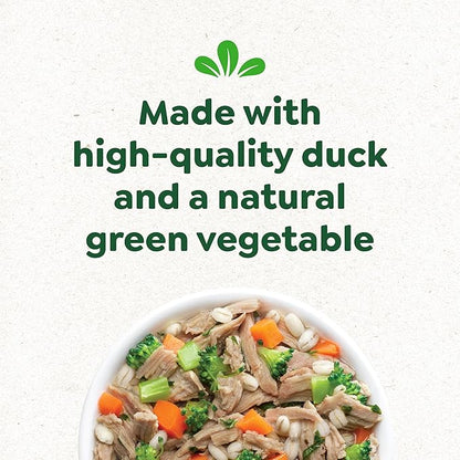 Greenies Smart Topper High Protein Wet Mix-in for Dogs, Duck, Broccoli, Carrots &amp; Barley Recipe in Vitabroth Broth - Bone Broth + Vitamins E &amp; B1, 10 Count