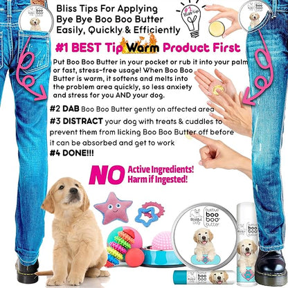 The Blissful Dog 8 oz TIN Golden Retriever Booboo Butter
