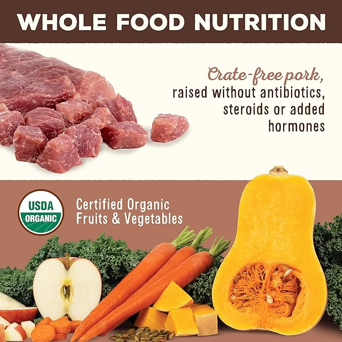 Primal Freeze Dried Raw Dog Food Nuggets, Pork, Complete &amp; Balanced Meal, Also Use as Topper or Treat, Premium, Healthy, Grain Free, High Protein Raw Dog Food, 14 oz (Pack of 4)