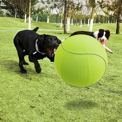 Herding Ball for Dogs &amp; Horses - 25" with Cover Large Green Ball with Pump