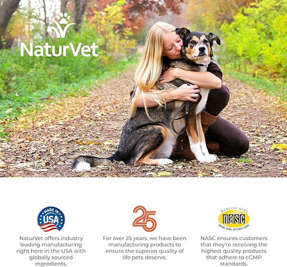NaturVet –VitaPet Senior Daily Vitamins for Senior Dogs – Plus Glucosamine – Full Spectrum of Vitamins &amp; Minerals – Enhanced with Glucosamine for Added Joint Support – 365 Time Release Tablets
