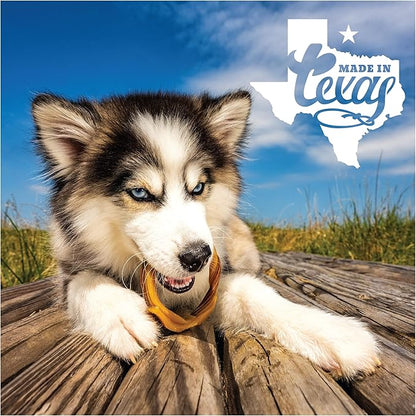 N-Bone Puppy Teething Rings Taste of Texas Burnt Ends Flavor 3 Count