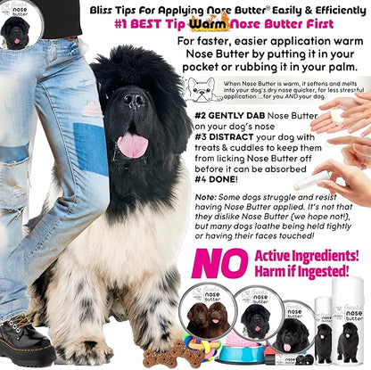 The Blissful Dog Newfoundland Unscented Nose Butter - Dog Nose Butter, 8 Ounce