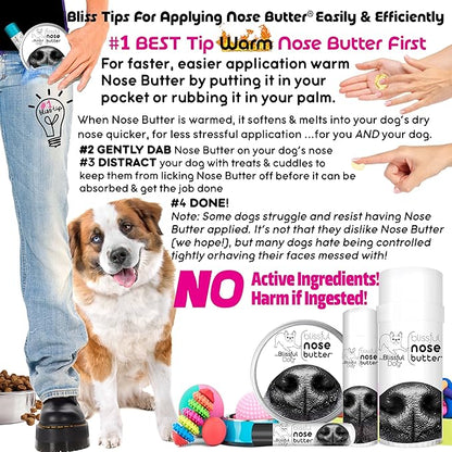 The Blissful Dog Mixed Breed Unscented Nose Butter - Dog Nose Butter, 2 Ounce