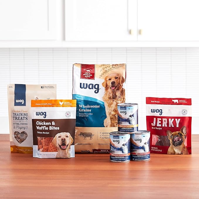 Amazon Brand - Wag Dental Dog Treats to Help Clean Teeth &amp; Freshen Breath - Small, Unflavored, 2.25 pounds, 60 Count (Pack of 1)