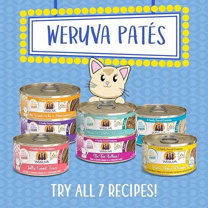 Weruva Classic Cat Paté, Who Wants to be a Meowionaire? with Chicken &amp; Pumpkin, 5.5oz Can (Pack of 8)