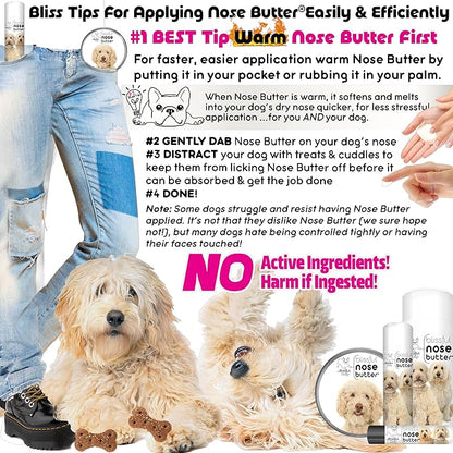 The Blissful Dog Goldendoodle Unscented Nose Butter, 4-Ounce