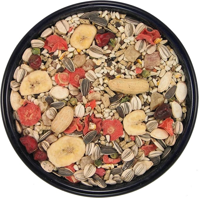 SLEEK &amp; SASSY Garden Large Hookbill Parrot Food for Large Conures, Amazons, African Greys, Cockatoos, Pionus-Parrots &amp; Small Macaws (40 lbs.)