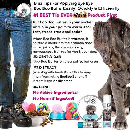 The Blissful Dog .50 oz Tube Neapolitan Mastiff Booboo Butter