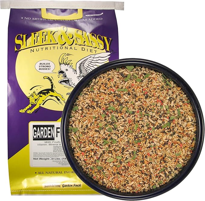 SLEEK &amp; SASSY Garden Finch Bird Food (20 lbs.)