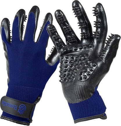 H HANDSON Pet Grooming Gloves - Patented 