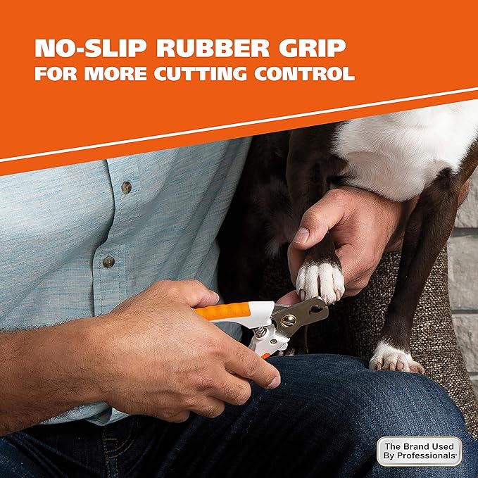 WAHL Pet Nail Clipper for Cutting Dog, Cat, &amp; Animal Claws with Razor Sharp Stainless Steel Blades &amp; Protective Safety Guard Locks for Safe Claw Care – Model 858448