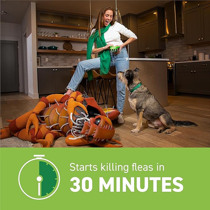 CAPSTAR Oral Flea Treatment for Dogs, Fast Acting Tablets Start Killing Fleas in 30 Minutes, Medium &amp; Large Dogs (Over 25 lbs), 6 Doses