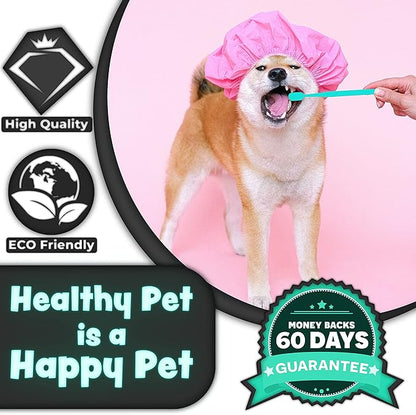 H&amp;H Pets Toothbrush for Small Dogs &amp; Cats - Soft and Extra Small Toothbrush Designed for Cats, Puppies, and XS Breed Dogs Like Teacups, Chihuahuas, Yorkshire, and Poodle, 4 Count Pack