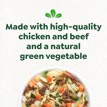 Greenies Smart Topper High Protein Wet Mix-in for Dogs, Chicken, Beef, Sweet Potatoes, Potatoes &amp; Spinach Recipe in Vitabroth Broth- Bone Broth + Vitamins E &amp; B1, 10 Count