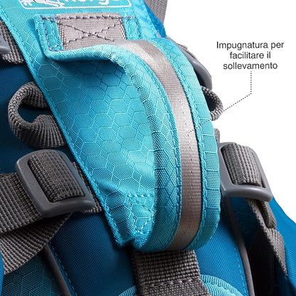 Kurgo Dog Saddlebag Backpack, Back Pack Dog Harness, Hiking Pack for Dogs, Packs for Pets to Wear, Camping &amp; Travel Vest Harness, Reflective, Lightweight, Baxter Pack for Medium &amp; Large Pets