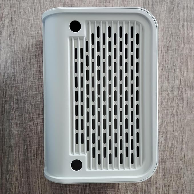 Cat Litter Box Step, Cat Litter Box Ramp Mat with Filter Function for Self-Cleaning Cat Litter Box, Easy to Clean, Cat Pedal Step Stool Ideal for Kitten &amp; Elderly Cats (Dark Grey)