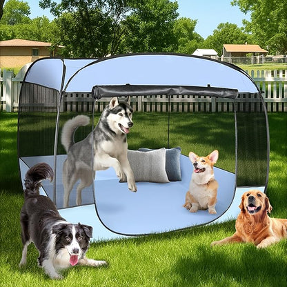 EighteenTek XLarge Popup Portable Dog Houses, 5.3&