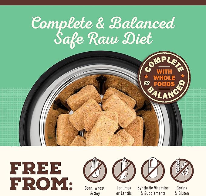 Primal Freeze Dried Dog Food Nuggets, Chicken; Complete &amp; Balanced Meal; Also Use as Topper or Treat; Premium, Healthy, Grain Free, High Protein Raw Dog Food, 14 oz (Pack of 2)