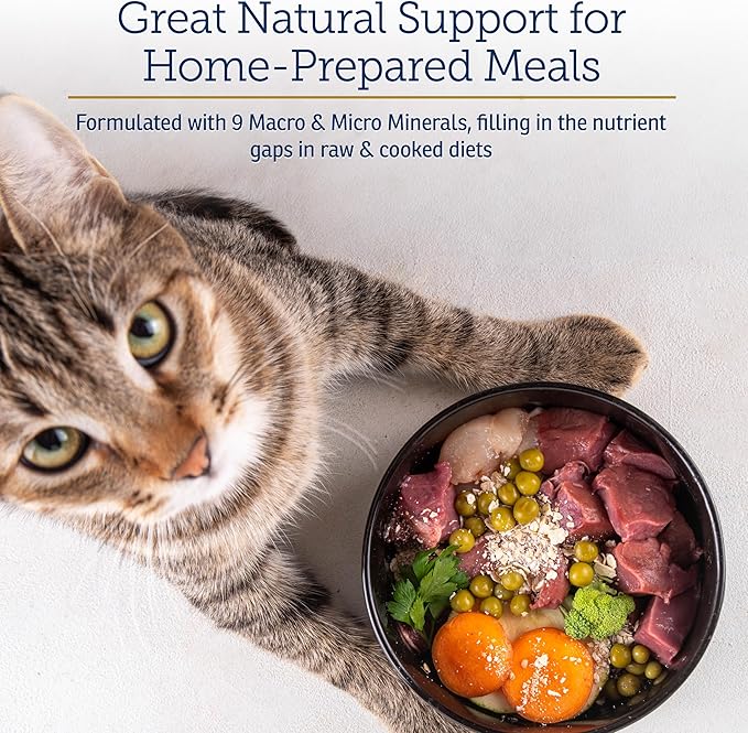 Rx Vitamins Feline Minerals - Taurine for Cat Heart Health - Calcium for Joint Supplement - Immune Support for Cats with Magnesium &amp; Potassium - Skin and Coat Supplement - 8oz