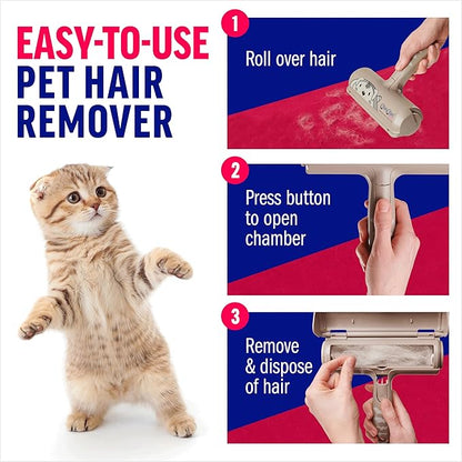 ChomChom Roller Pet Hair Remover - Reusable Dog and Cat Lint Rollers for Furniture, Couch, Car, and Clothes - Limited Dog Edition﻿