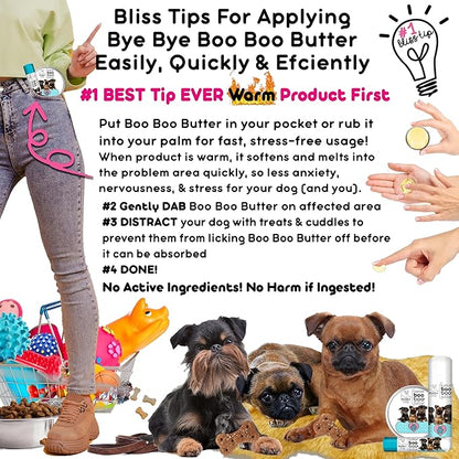 The Blissful Dog Brussels Griffon Boo Boo Butter, 0.15-Ounce