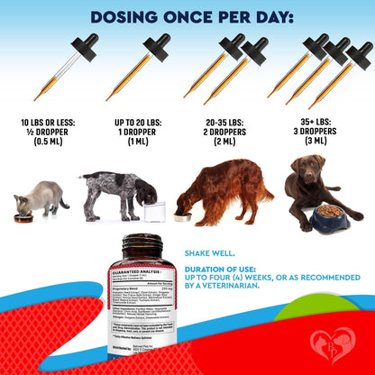 Intestinal Cleanse Drops for Dogs &amp; Cats 60 ml 2-Pack Wormwood &amp; Black Walnut