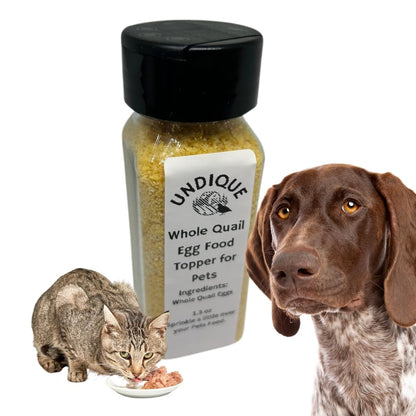 Quailicious Boost Pet Food Enhancer - Healthy Dog Food Topper with Whole Quail Eggs - Pet Health Supplements for Energy, Immune Function, Shiny Coat &amp; Skin - Omega-3 &amp; Omega-6 Rich