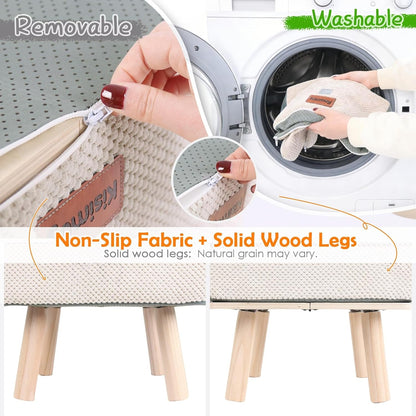 Dog Stairs 4 Step Foldable Pet Steps Ottoman Ramp for Couch Bed