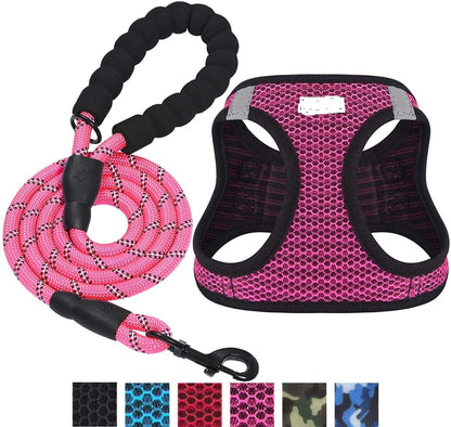 Reflective Harness &amp; Dog Leash