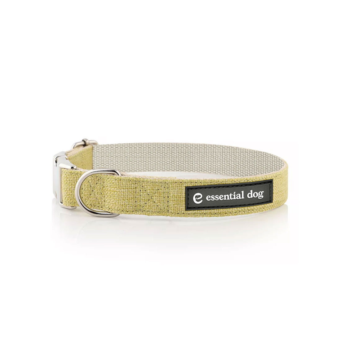 Organic Hemp &amp; Cotton Dog Collar - Grass Green