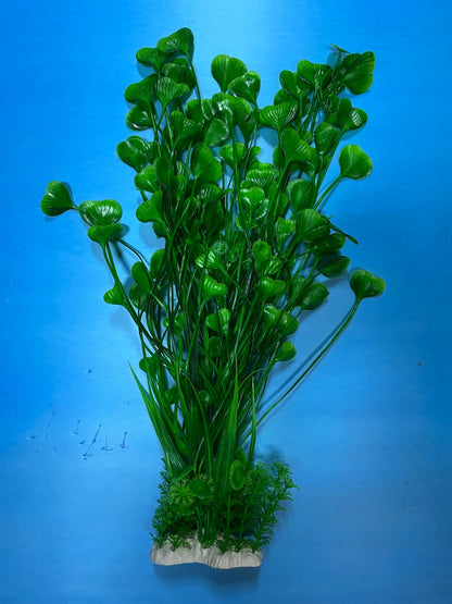 Artificial Aquarium Plant for Fish Tanks, LARGE aquarium plastic plant, 25" TALL