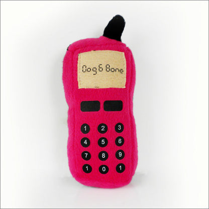 Blue Super Soft Phone Dog Sound Toy Training Interactive Toy Biting and Tearing Toy Cat Teasing Toy