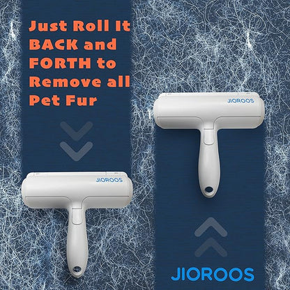 Pet Hair Remover - Reusable Cat and Dog Hair Remover for Furniture, Couch, Carpet, Clothes, Car Seats or Bedding - Portable Lint Rollers, Self-Cleaning Base Dog and Cat Fur Removal Tool