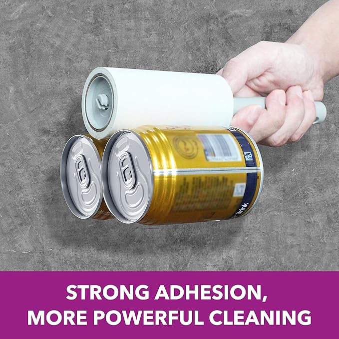 MEIQIHOME Lint Rollers for Pet Hair Extra Sticky, 1110 Sheets Mega Value Set Lint Roller with 5 Upgraded Handles, 10 Rollers Portable Pet Lint Roller for Clothes, Furniture, Dog &amp; Cat Hair Removal