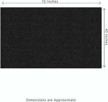 Heavy Duty Horse Stall Mats - Stable Mats, Durable 3/4 in. Thick Rubber Flooring - Solid Black - 3.5&