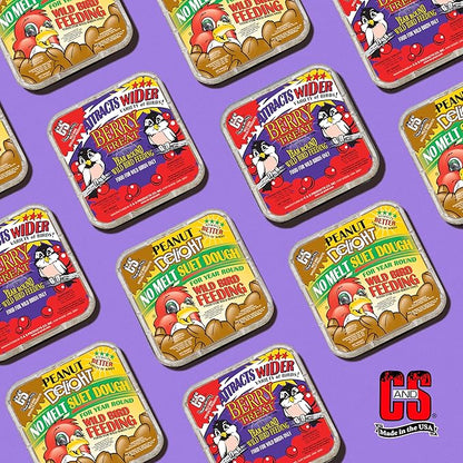 C&amp;S Suet Variety Value Pack, Peanut Delight Dough &amp; Berry Treat 24 Pack