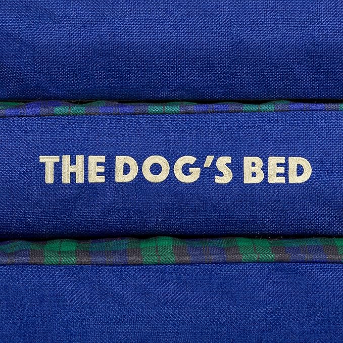 The Dog’s Bed, Med Black Watch Tartan 30x23.5, Memory Foam, Pain Relief: Arthritis, Hip &amp; Elbow Dysplasia, Post Surgery, Lameness, Supportive, Calming, Waterproof Washable Cover, Veterinary Approved