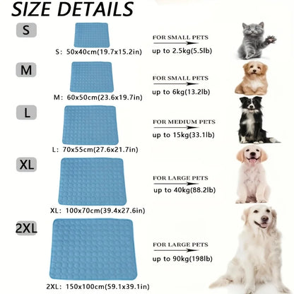Dog Cooling Mat – Pet Cooling Pad for Dogs &amp; Cats