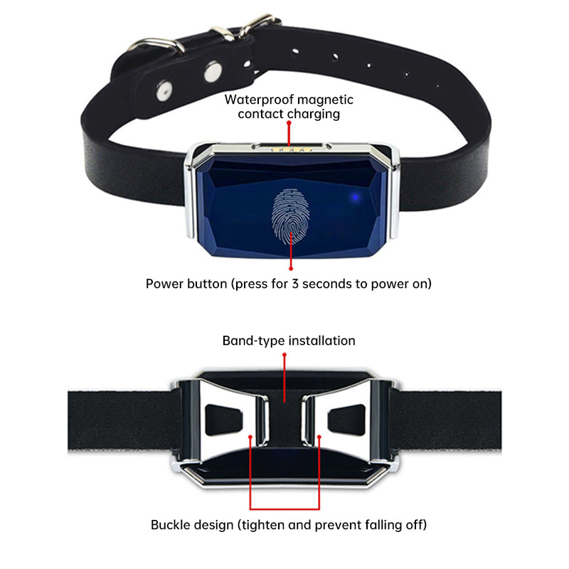 G12 Smart GPS pet tracker: Mini, waterproof, anti - loss collar for dogs &amp; cats